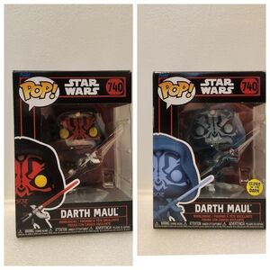 Funko Pop Star Wars Darth Maul Figure 740 : SET OF TWO.